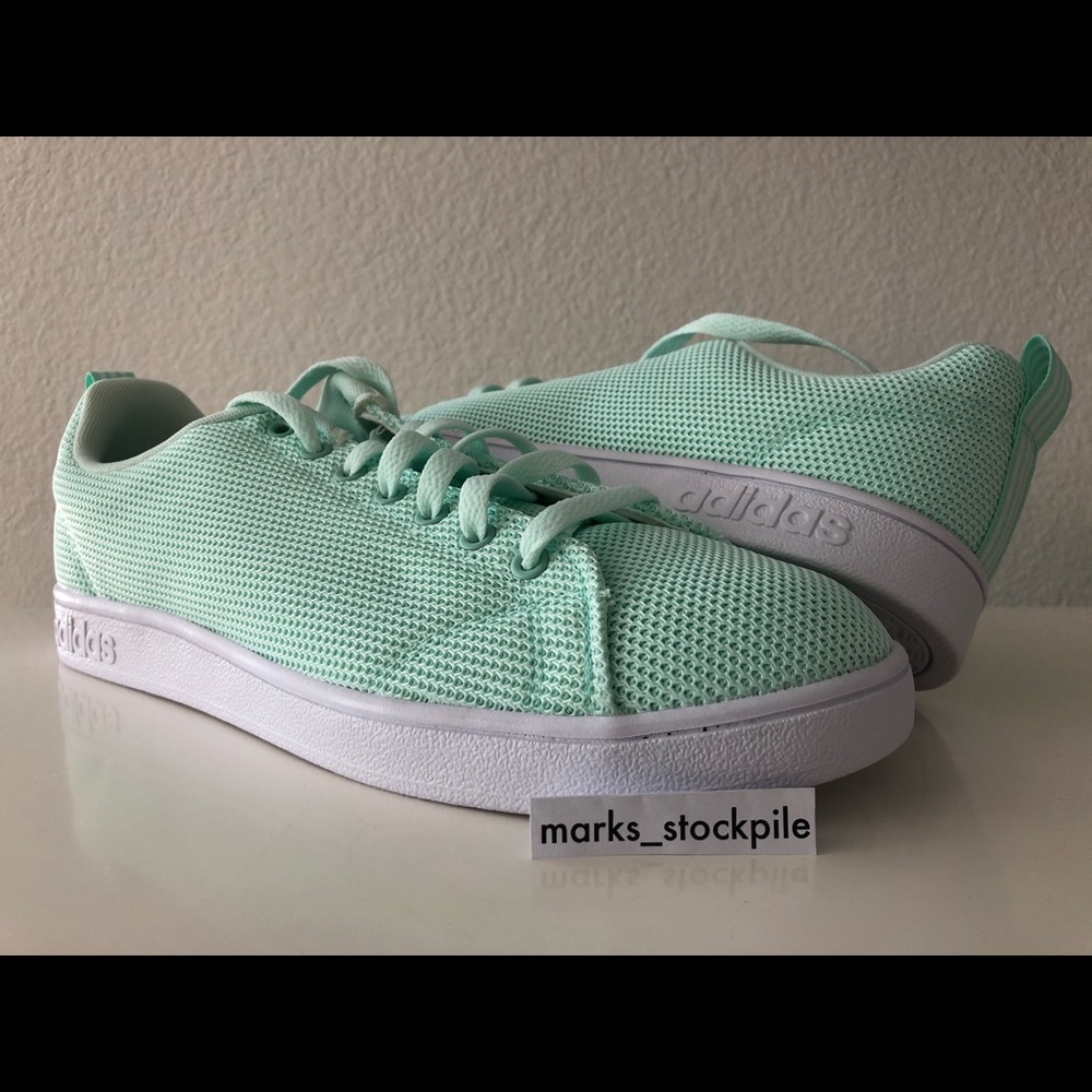 Adidas VS Advantage CL Womens Mint Green 10.5 NWOB